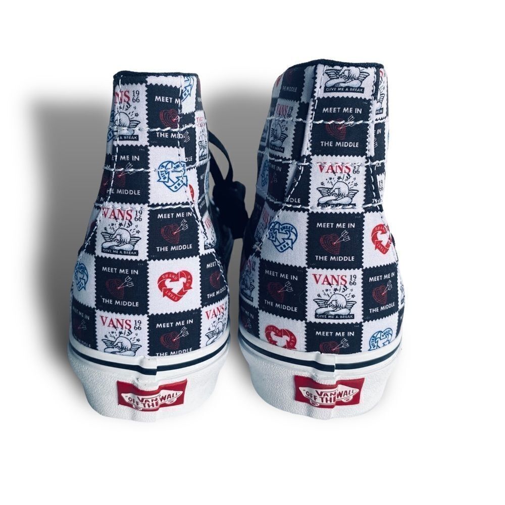 Vans SK8 Hi Tapered Love Letters Black/White Men's Classic Skate Shoes S… - Picture 6 of 11